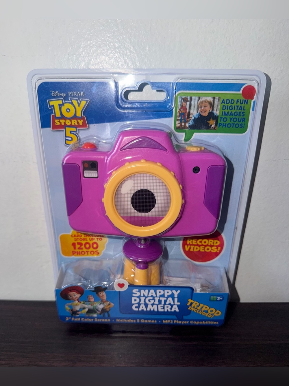 Disney Pixar Toy Story Kids Digital Camera Snappy Camera Tripod / Lily Pad